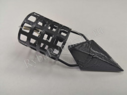 Кормушка Vikfish сербская пуля D25, 90 гр. леска, ил