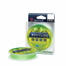 Леска Sprut Skyline Fluorocarbon Composition IceTech RPO Neon 0.255 50м