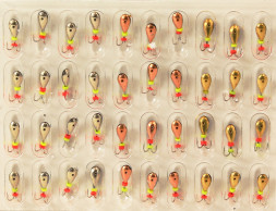 Мормышка паяная Condor РВС КОЗА ТИП 2-141, крючок Mustad 40 шт