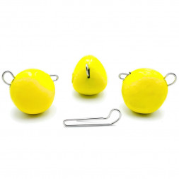 Груз UF Studio «Капля- эксцентрик» – 28 гр 7 шт ЖЁЛТЫЙ UV