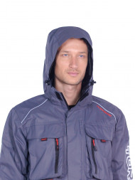 Костюм Huntsman д/с Торнадо цв. Серый, тк. Breathable Р-р: 60-62, Рост: 170-176